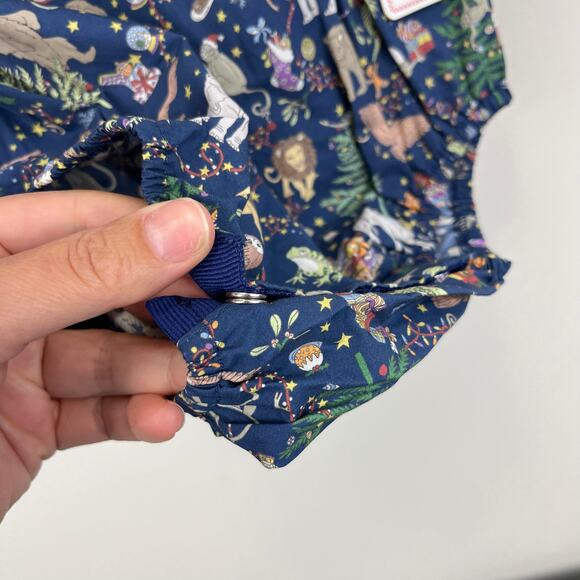 Classic Prep Juniper Bubble Liberty Christmas Print 6-9 Months NWT - Picture 4 of 9